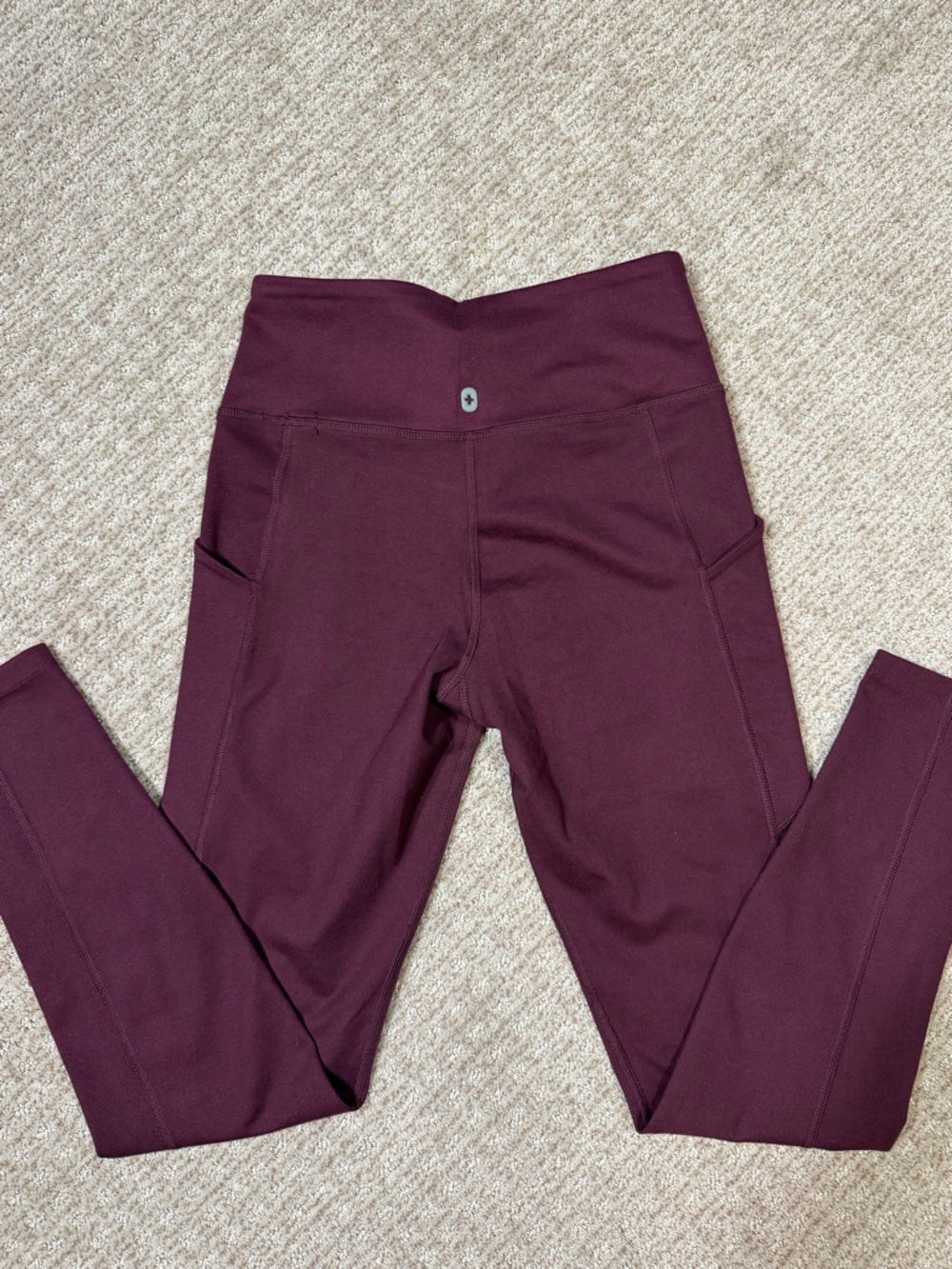 Figs Plum High-Rise Leggings size Small